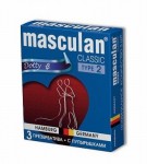 Презервативы, Маскулан 3 шт дотти Masculan 2 Classic dotty с пупырышками