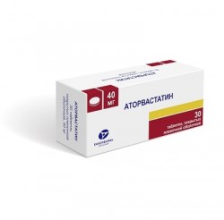 Аторвастатин табл. п/о пленочной 40 мг 30 шт.