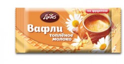 Вафли, ДиYes (ДиЕс) 90 г топленое молоко на фруктозе