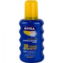 Спрей солнцезащитный, Nivea (Нивея) 200 мл сан SPF 20